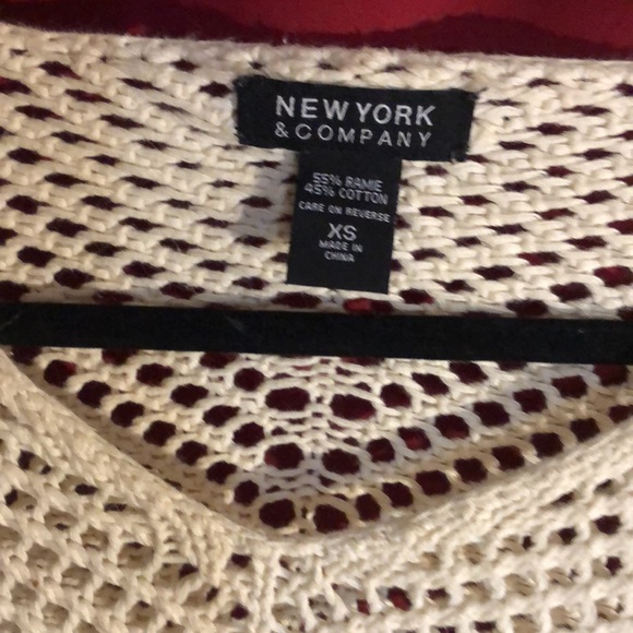 New York & Co Ivory Sweater XS - Picture 2 of 5